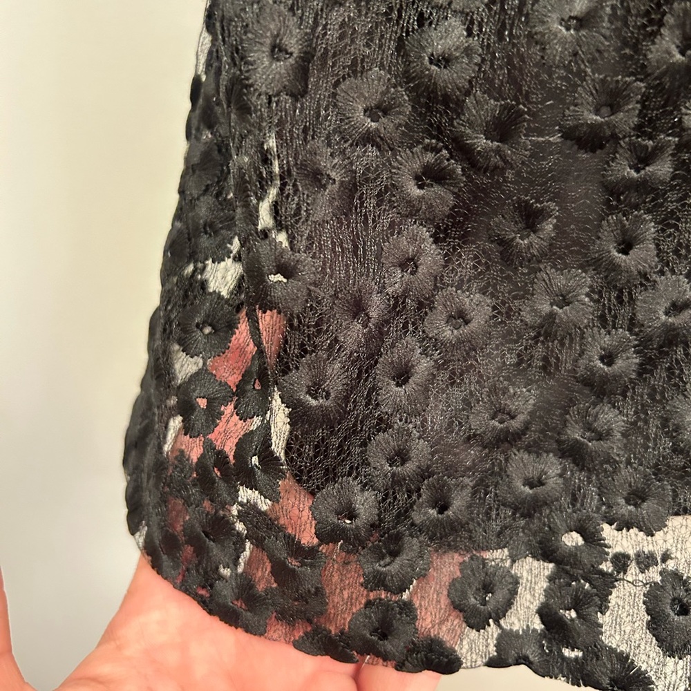 Ina NWT black mini dress, lace, lined - Picture 5 of 5